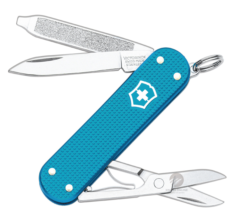 New Victorinox Classic Sd Blue Alox Swiss Army Knife Multitool Pocket Knife