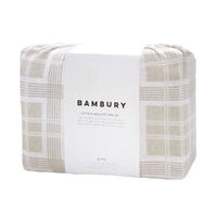 Bambury Enid Cotton Flannelette Sheet Set | Double Bed