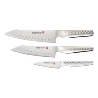 Global Ni 3 Piece Knife Set Paring + Vegetable + Cooks 3pc