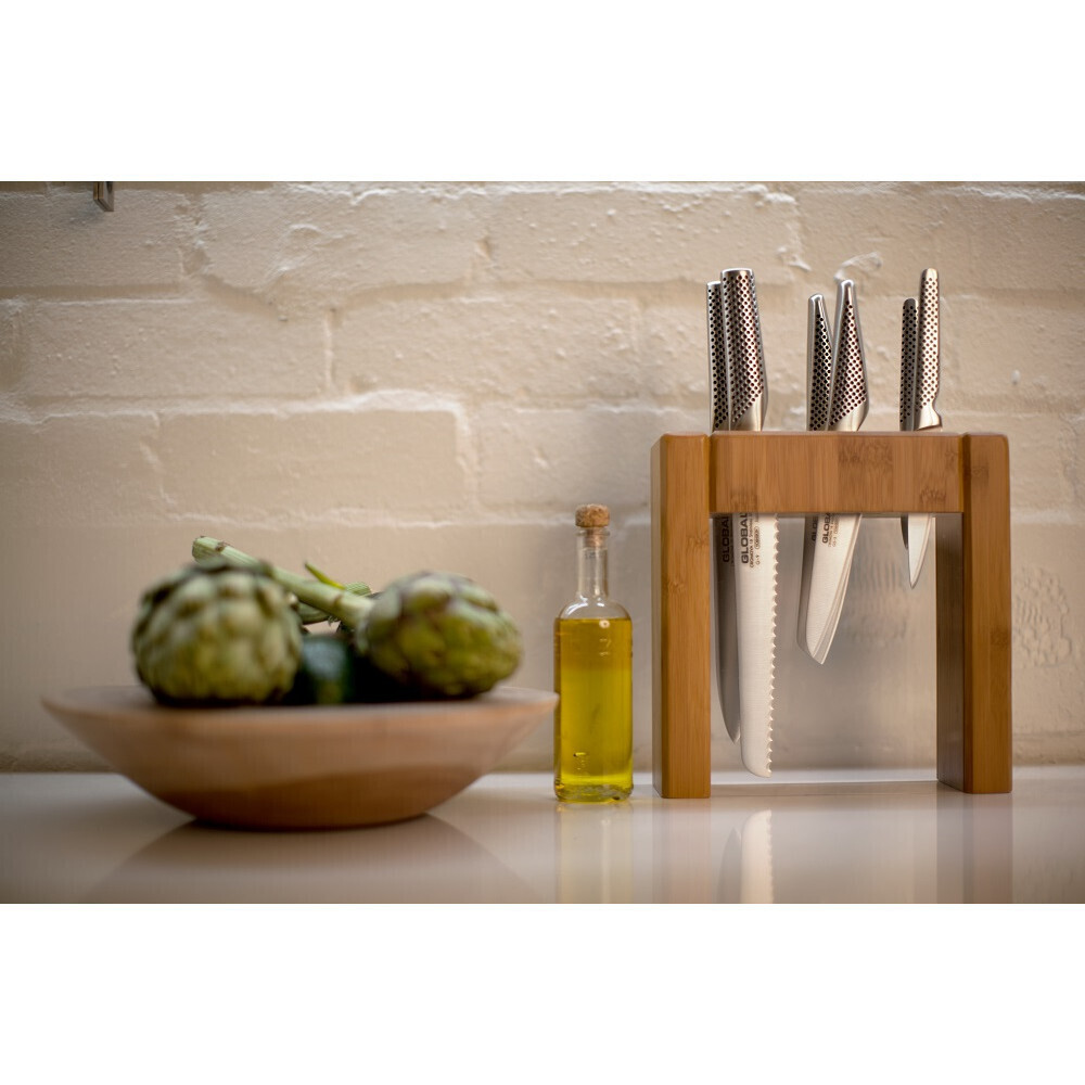 Global Ikasu Knife Block Set - 7 Piece – Cutlery and More