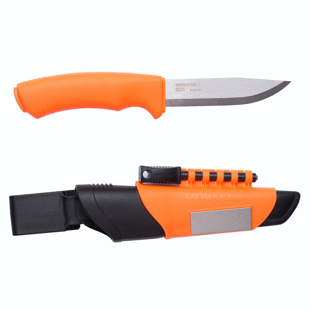 Morakniv Bushcraft Survival Orange Outdoor Knife & Sheath YKM12051 - 第 1/1 張圖片