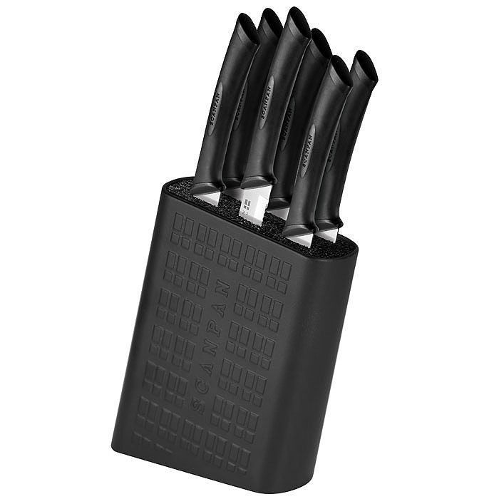 steak knives with block