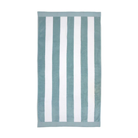 Bambury Classic Stripe Velour Beach Towel | Surf 95 x 175cm