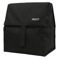 PackIt Cooler Lunch Box Bag Freeze and Go - Black