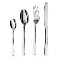 Trenton Sydney 48 Piece Cutlery Dining Set Stainless Steel 48pc | Knife Fork Spoon Cafe