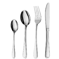 Trenton Madrid 48 Piece Cutlery Dining Set Stainless Steel 48pc | Knife Fork Spoon Cafe