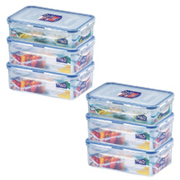 Lock & Lock 6pc Rectangle Container Set | 6 Piece