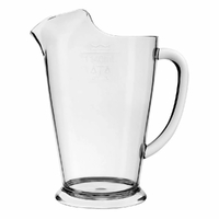 Crown Polycarb Jug with Ice Lip | 1140ml Polycarbonate Shatter Proof Beer