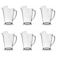 Crown Polycarb Jug with Ice Lip 1140ml | Set of 6