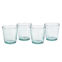 Royal Doulton Gordon Ramsay Maze Tumbler 340ml Glasses Blue | Set of 4