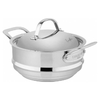 Chasseur Escoffier Tri-Ply Multi Steamer With Lid 20cm