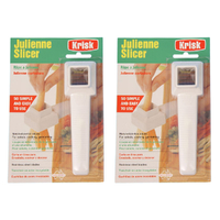 Krisk Julienne Slicer White | Pack of 2