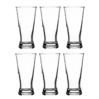 Crown Pilsner Beer Glasses 200ml | Set of 6