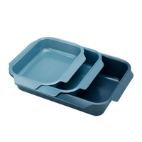 Joseph Joseph Nest Bake Non-Stick 3 Piece Baking Tray Set | Blue 