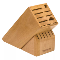 Peer Sorensen 17 Slot Beechwood Knife Block  | Empty (No Knives) 