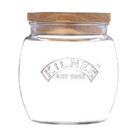 Kilner Universal Storage Jar with Acacia Lid 850ml