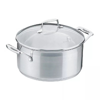 Scanpan Impact Stainless Steel Casserole with Lid 24cm / 4.8L