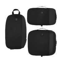 Victorinox Travel Essentials 3 Piece Packing Cube Set Black 