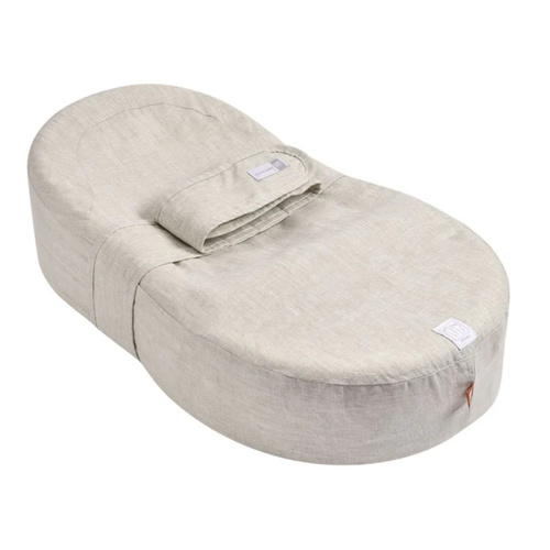 CocoonaBaby Red Castle Nest Linen Newborn Baby Ergonomic Sleeping Aid Mattress