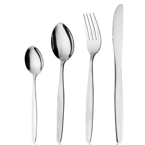 Trenton Melbourne 48 Piece Cutlery Dining Set Stainless Steel 48pc | Knife Fork Spoon Cafe