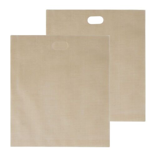 Masterpro Reusable Non-Stick Toast Bag 16 x 18cm  | 2 Piece Beige