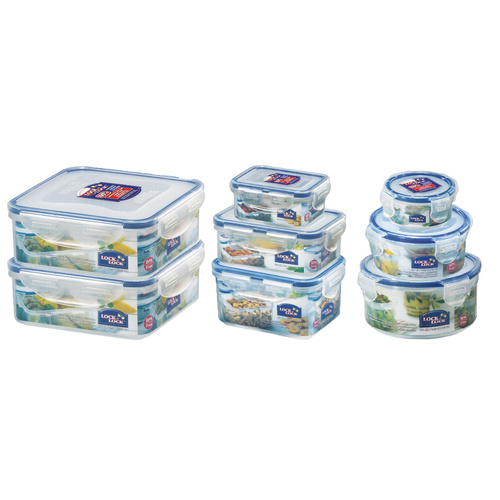 Lock & Lock 8pc Classic Container Set | 8 Piece