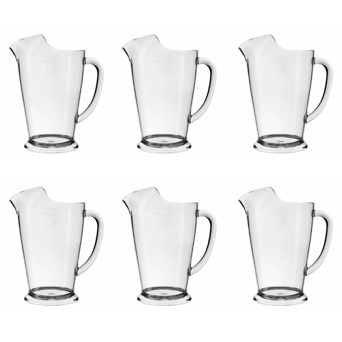 Crown Polycarb Jug with Ice Lip 1140ml | Set of 6