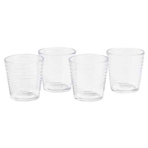 Royal Doulton Gordon Ramsay Maze Tumbler 340ml Glasses Clear Set of 4