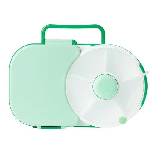 GoBe 2-in-1 Lunchbox With Original Snack Spinner | Green