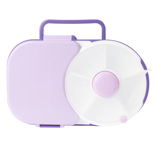 GoBe 2-in-1 Lunchbox With Original Snack Spinner | Purple