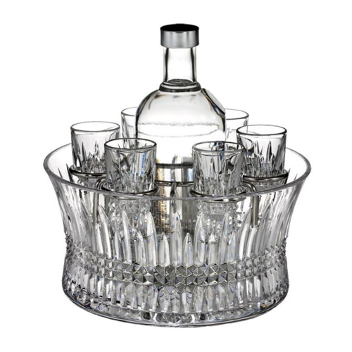 Waterford Crystal Lismore Diamond Vodka Set of 6 Shot Glasses