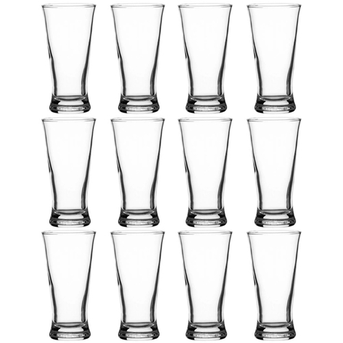 Crown Pilsner Beer Glasses 200ml | Set of 12