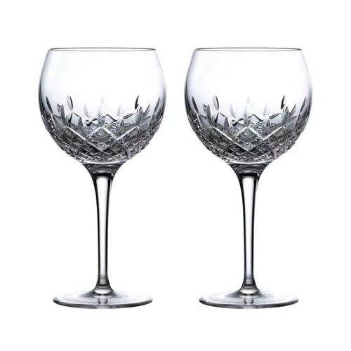 Royal Doulton R&D Collection Highclere Stemmed Crystal Balloon Glasses Set of 2