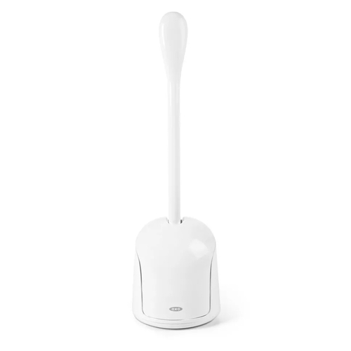 OXO Good Grips Compact Toilet Brush and Canister White